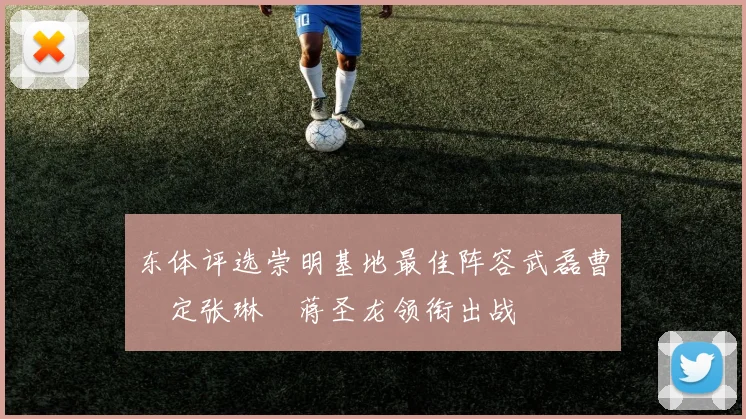 东体评选崇明基地最佳阵容武磊曹赟定张琳芃蒋圣龙领衔出战